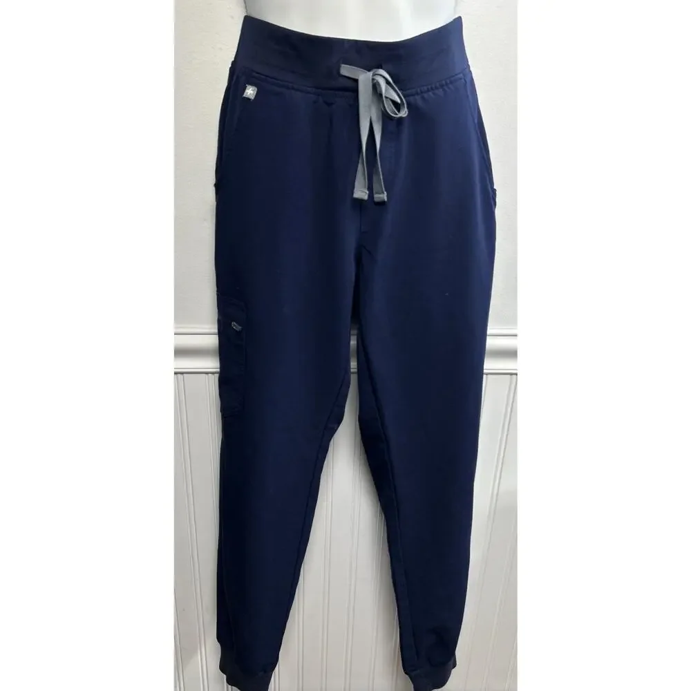 Lot of Three Figs Bottoms/Pants S Technical Collection Navy & Red Joggers
